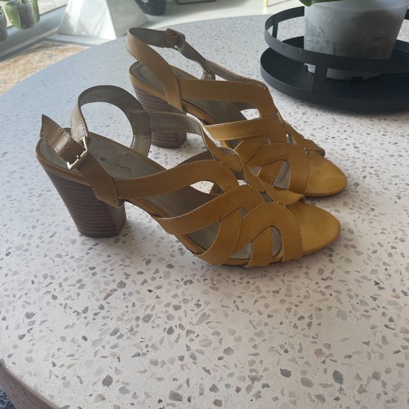 Bandolino Shoes - Yellow Bandolino Sandals